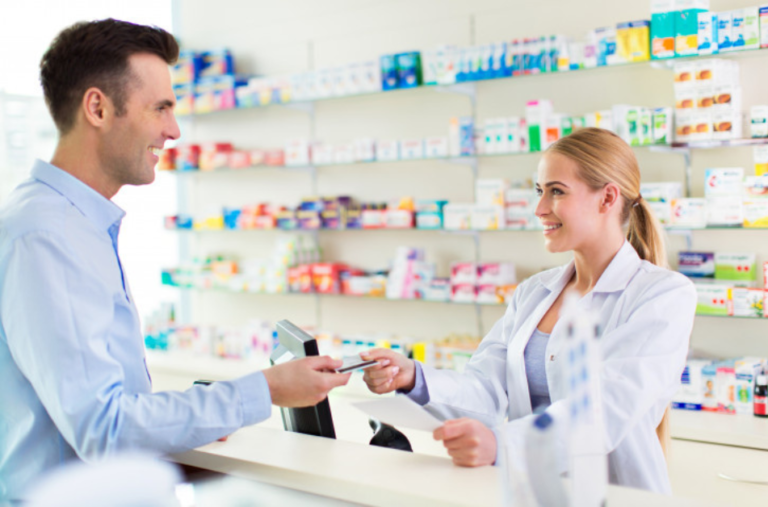 Patient-take-medicine-from-the-medical-store