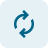 Refresh button (reload page) icon in a blue rounded square in the UI